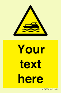 Custom Warning motorised watercraft